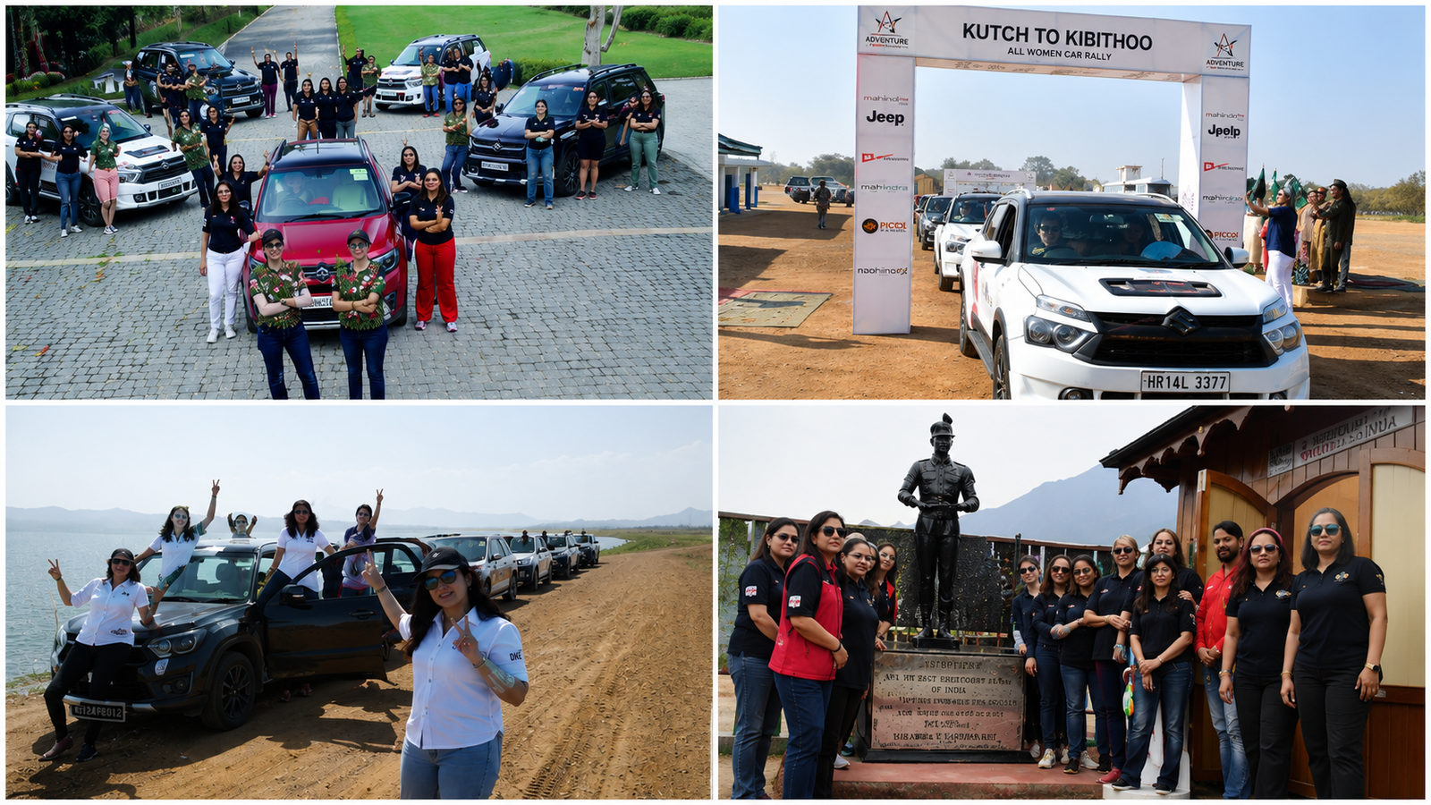All-women car rally from Rann of Kutch to Kibithu